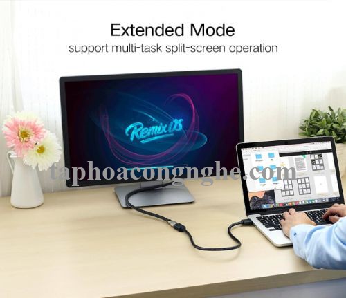 Ugreen 10145 3M màu Đen Cáp tín hiệu HDMI nối dài hỗ trợ 4K x 2K HD107 30010145